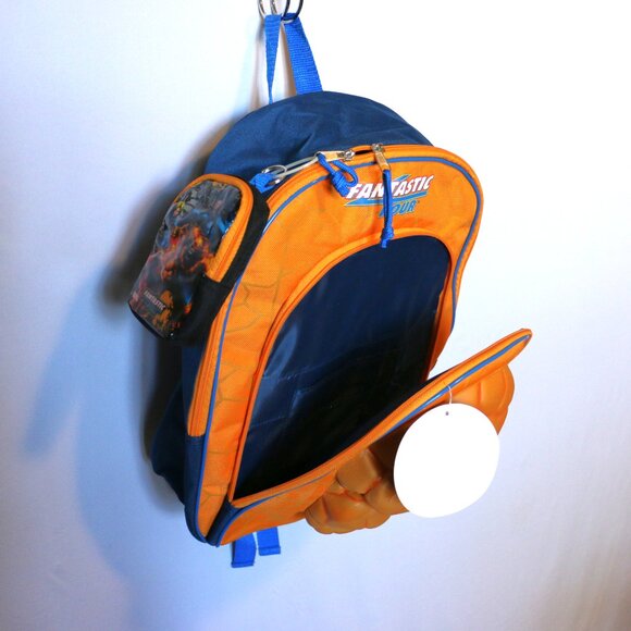 Marvel's Fantastic Four "The Thing" Backpack, with Small Pouch, Blue - Picture 7 of 12